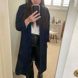 London Fog Navy Trench Coat